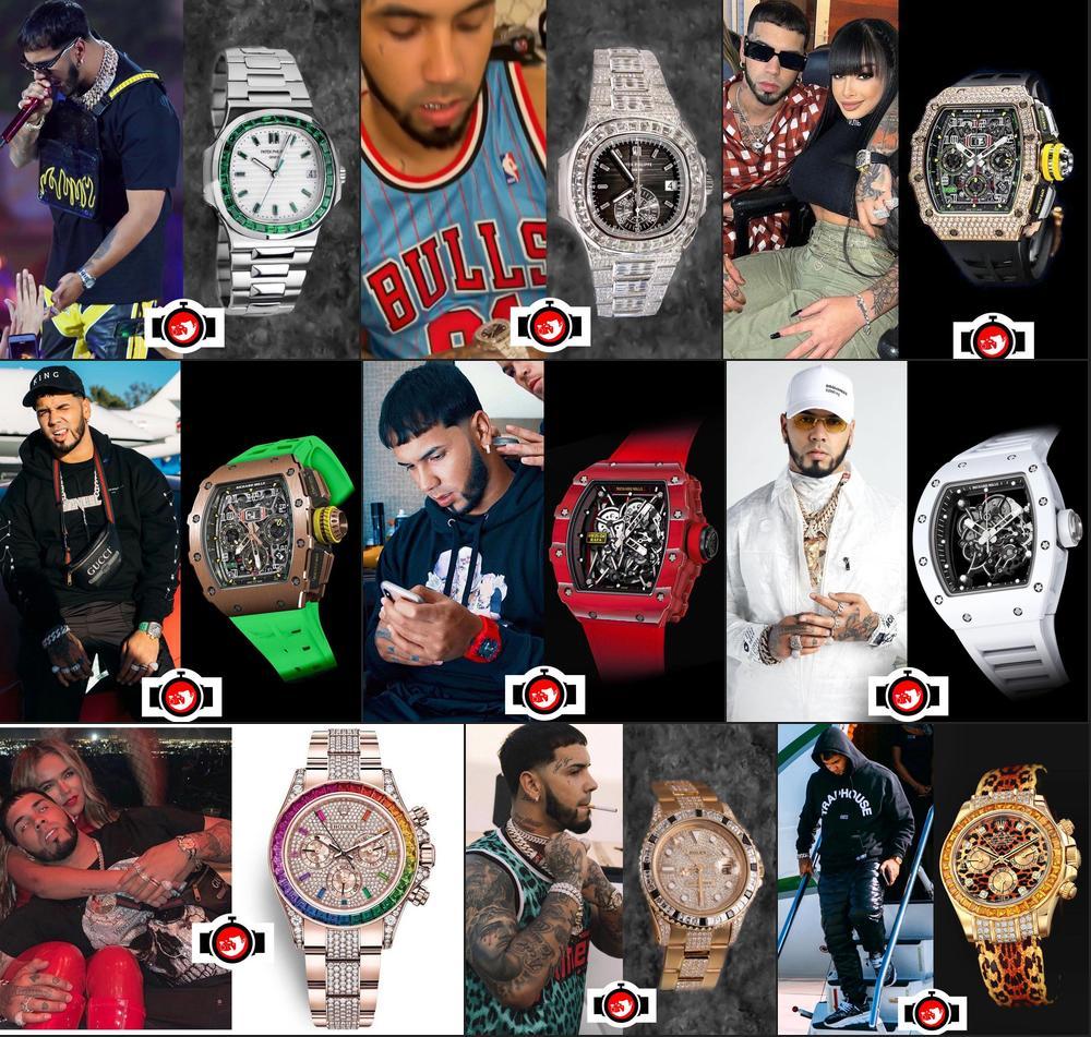 Anuel AA's Dazzling Watch Collection: A Look Inside the Rapper's Timepiece Obsession